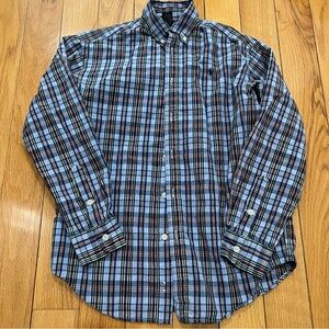 Boys Blue Plaid Ralph Lauren button down